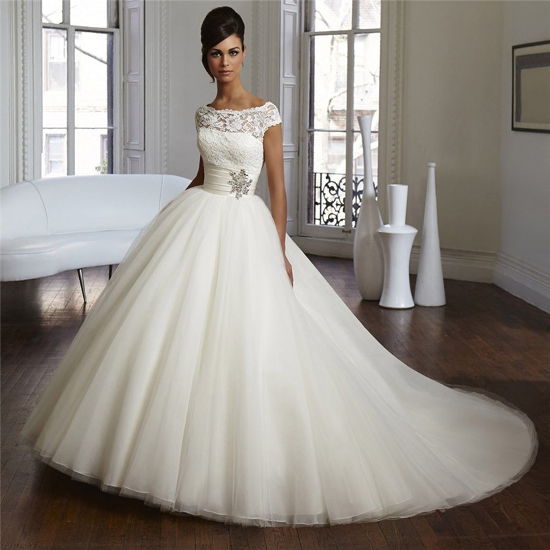 Бальное свадебное платье - фото 2
