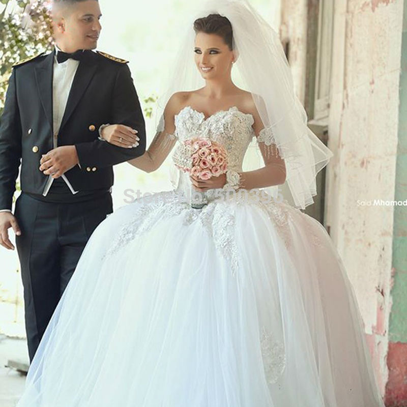 Бальное свадебное платье - фото 4